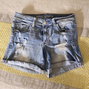 American Eagle Midi Denim shorts